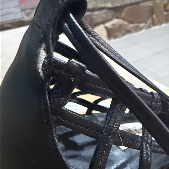 Jimmy Choo Black Lattice Cage Leather Heels | Pointed Toe | Size 41 - Picture 12 of 12